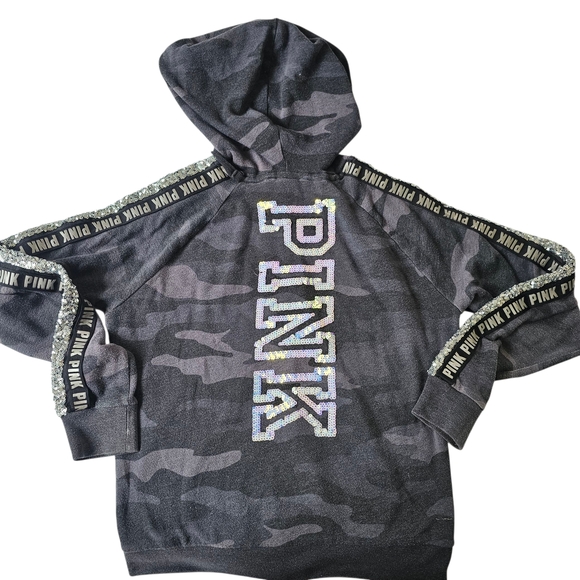 Victoria's Secret Pink Camo Hoodie - Picture 2 of 5